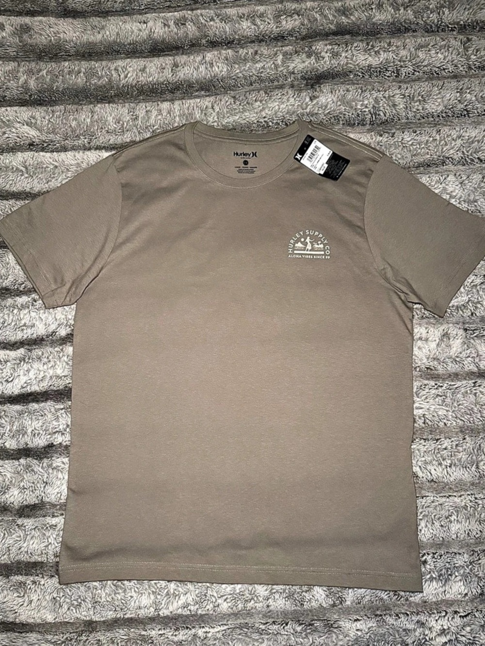 Hurley Supply Co Aloha Vibes T-Shirt Brown Large